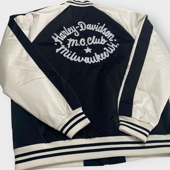 Harley-Davidson Woven Club Crew Casual Jacket Mens size Large New with Tags - Picture 9 of 12